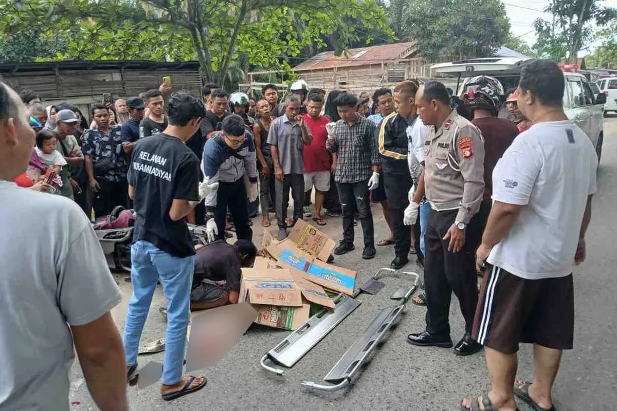 Kecelakaan Maut RTA Milono Palangka Raya Renggut Nyawa Pemotor Berusia 72 Tahun